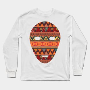 Tribal Ethnic (earth colors) Long Sleeve T-Shirt